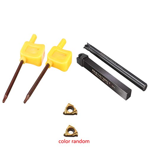 Cdrox SER1010H11 SNR0010K11 Torno Índice de roscar Volviendo llave herramienta Holder 11 ER 11IR inserciones barra taladradora