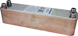 Duda Energy HX2340:M12 B3-23A 40 Plate Stainless Steel Heat Exchanger with 1/2