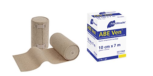Meditrade 1564 Abe-Ven 丈夫なゴムバンド、強力な圧縮、長さ7 m x 幅10 cm、肌色