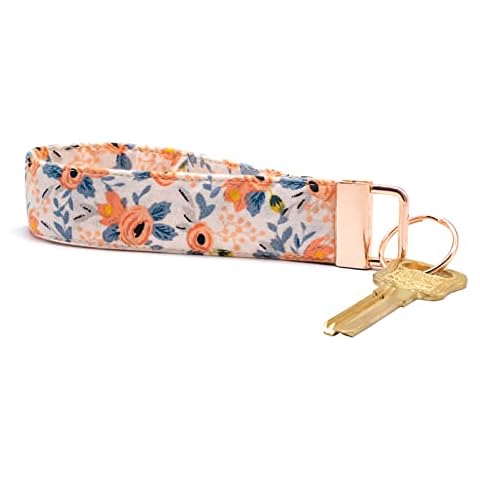 LNKRE JEWELRY Boho Floral Wristlet Key Fob Cover