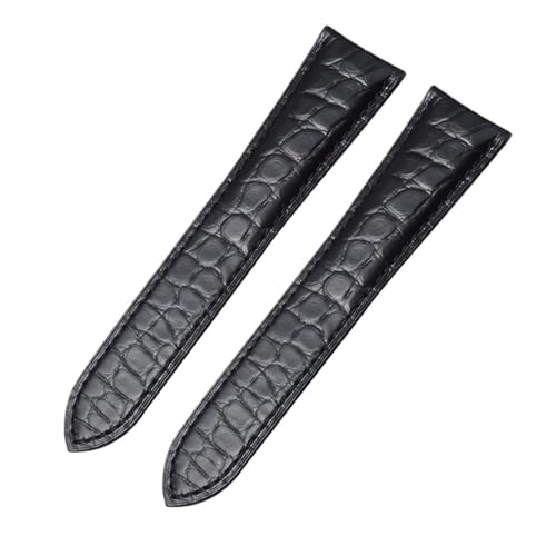 Bracelet montre 22mm 20mm 18mm 16mm homme femme en cuir noir