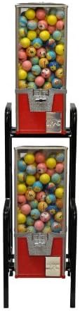25" Big Pro Double (2" Toy Capsule) Vending Machine with Step Stand