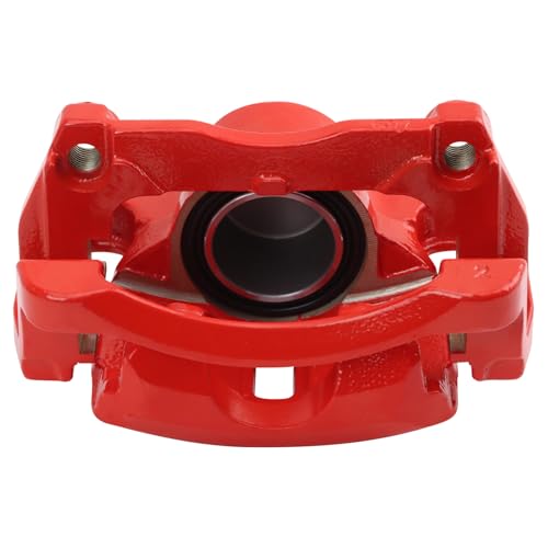 Image of TRQ Performance Front and Rear Brake Caliper Set Coated Brackets Compatible with 2014-2018 Nissan Rogue