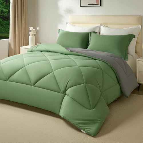 beeweed Edredón Relleno Nórdico 240x260 cm para Cama 160/180, Reversible Edredón de Fibra Oeko-Tex. 400gr/m², Suave, Transpirable para Invierno, con 2 Fundas Almohada