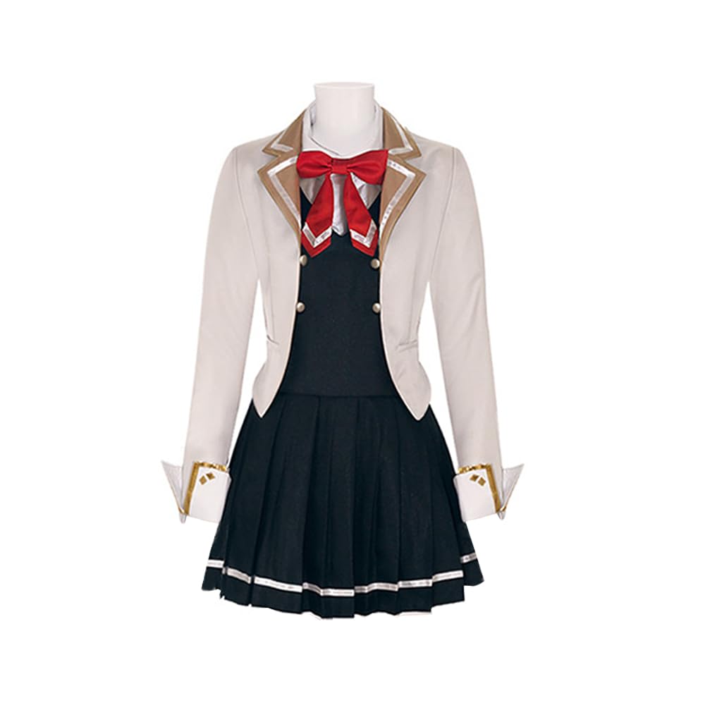 DEXSHUN Alisa Mikhailova Kujou Cosplay kostium Anime Cosplay kostium Alisa Mikhailova Kujou JK mundur spódnica, przebranie, garnitur na Halloween, karnawał, imprezę, ubrania, kompletny zestaw
