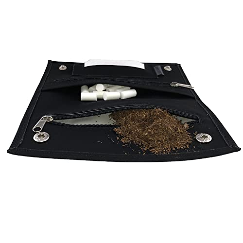 Pochette à Tabac Ziggy Jumper en Cuir de Haute qualité, avec Compartiment à Une, Deux ou Trois Feuilles, Sachet à Tabac, avec Compartiment Filtre de différentes Couleurs