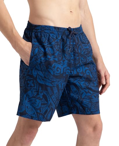 Image of Speedo Men's 4 Way Flex Essential Printed Watershorts with Side Pockets | Water Repellent | Internal Drawcord | Wide Waistband Swimming Trunks