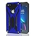 Kitoo Designed for iPhone 7/8 / SE 2020 / SE 2022 Case - Red, Heavy Duty Protection, Shockproof, Slim Fit, Kickstand, Wireless Charging Compatible (Blue)