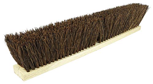 Weiler 44584 24" Block Size, Hardwood Block, Palmyra Fill, Contractor Coarse Sweeping Broom, Made In The Usa #TOP2
