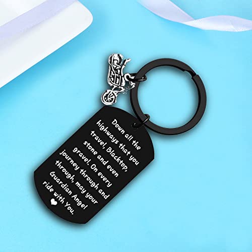 Motorbike Gifts For Women Men Motorcycle Keychain Biker Key Chain Gift Ride Safe Gifts For Valentines Christmas Birthday Biker Gifts For Dad Husband Boyfriend #TOP2