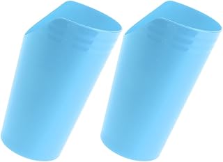 Adult Sippy Cups for Elderly 2pcs Medical Care Spill Proof Patient Drinking Mugs with Lid for Disabled and Bedridden Rehabilitation Use
