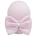 Melondipity Pink & White Striped Nursery Big Bow with Gem Newborn Girl Hospital Hat