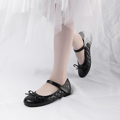 Girls' Flats: Classy PU Leather Mary Jane Ballerina Dress Shoes for Big and Little Kids - Perfect for Parties, Weddings, School, Outdoor Activities and Daily Wear 5