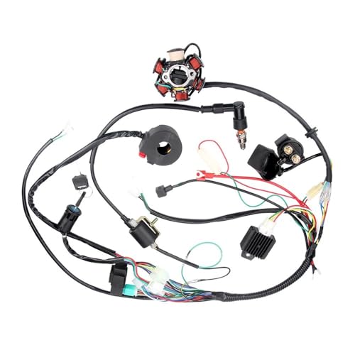 Faisceau de câbles et boîtier CDI d'allumage pour quad 90cc et 125cc - 4