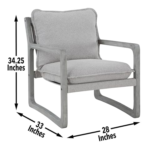 Sillón tapizado plegable Gris 1 asiento miniatura 3
