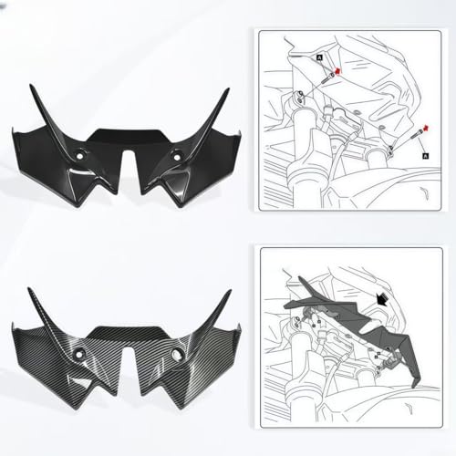 Plaque de guidage de carénage Z650 pour optimiser la stabilité du roadster