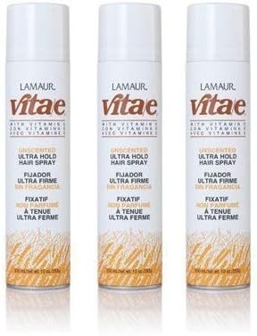 Lamaur Vita-e Ultra Hold Professional Hairspray Unscented (3 pack)