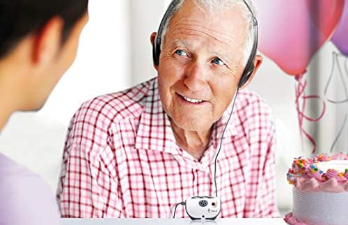 Bellman & Symfon Personal Headphones with Microphone – Lightweight Clear Sound Amplifier and Communication, Adjustable Phone Amplifier, and Listening Accessory Sound Booster for All Ages