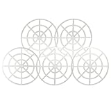 Ypzxola 5pcs Fermenting Jar Mesh Presser Wide Mouth Fermenting Jar Press Weight Pickle Can Press Mesh Plate Fermenting Presser Mesh Practical Weights for Canning, Pickling, and Fermentation