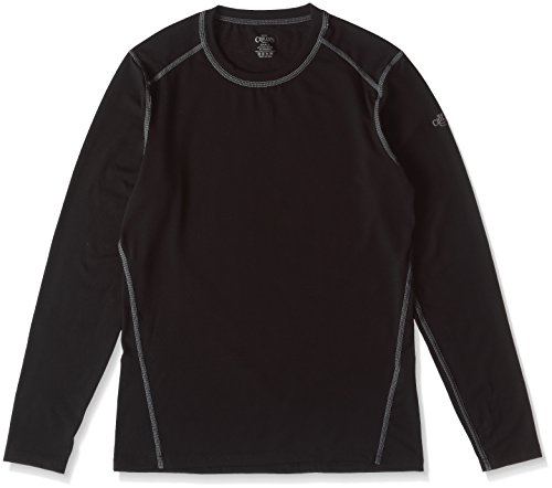 Hot Chillys MTF 4000 – Camiseta térmica para Hombre Negro Negro/Gris Talla:Small