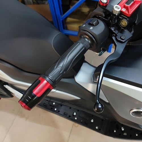 Accesorios CNC de manillar verde de 22MM para motocicleta CB650F 3