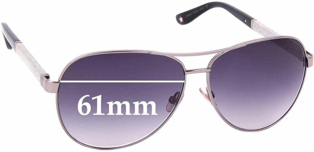 Sunglass Fix Replacement Sunglass Lenses Compatible with Jimmy Choo Lexie/S 61mm