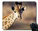 Produktbild Mauspad Rutschfeste Naturkautschuk-Rechteck-Mauspads, Sonnenuntergang Tier Giraffe Gummi Mousepad Genähte Ränder