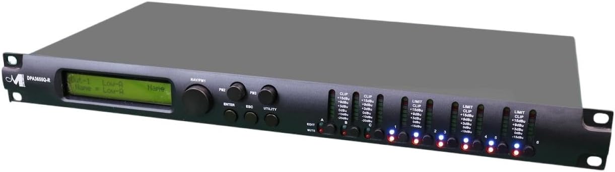MARANI DPA3655QR 3 Input - 6 Output XLR Conference Digital Speaker Computer Controlled Management System & Matrix Mixer DSP Engine Platform