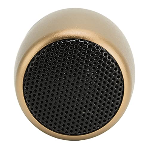 Image of Sanpyl Mini Bluetooth Speaker, Portable Wireless Speakers with HD Sound Heavy Subwoofer, USB Rechargeable Small Tiny Speaker for Outdoor Indoor (Gold)