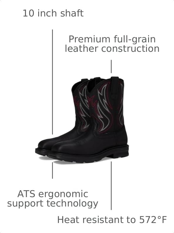 Image of Ariat Men's Sierra Shock Shield Steel Toe Work Boot