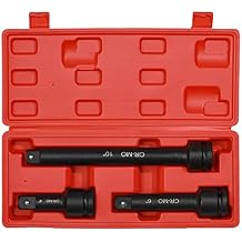 Mayouko 3PCS 3/4" Drive Impact Extension Bar, 4",6",10", Impact Wrench Extensions, CR-MO