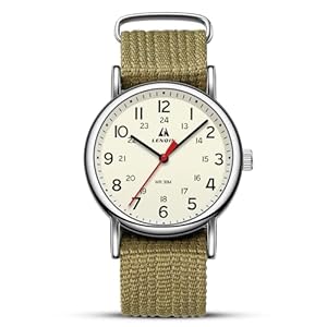 LN LENQIN Mens Watches Daily Waterproof Military Wrist Watches for Men Sports Watch with Comfortable Straps Mens Army Watch