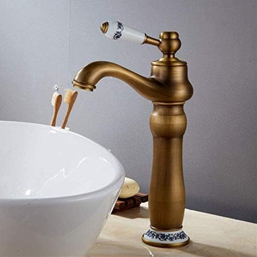 Robinet éramic cuisine rustique mitigeur eau chaude froide sur pont