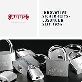 ABUS Titalium kłódka 80TI/40 - zamek do piwnicy z lekkim, masywnym korpusem zamka ze specjalnego aluminium - poziom bezpieczeństwa ABS 6 - srebrna