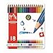 Caran d'Ache Fancolor Color Pencils, 18 Colors