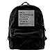 Produktbild Rucksack Matrix Nebukadnezar Crew Charakterliste DIY Rucksack Tragbare Haltbare Schüler Erwachsenen Leinwand Rucksack Drucken Schultasche Anime College School Reiseschule