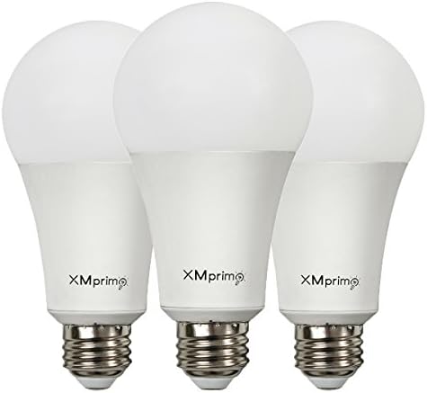 A21 LED Light Bulb 20W (150W Equivalent), 2200 Lumens 2700K Soft White (Comfortable Warm White), E26 Medium Screw Base, Not-Dimmable, UL Listed, XMprimo - 3 Pack