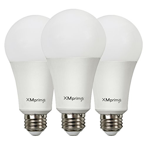 A21 LED Light Bulb 20W (150W Equivalent), 2200 Lumens 2700K Soft White (Comfortable Warm White), E26 Medium Screw Base, Not-Dimmable, UL Listed, XMprimo - 3 Pack