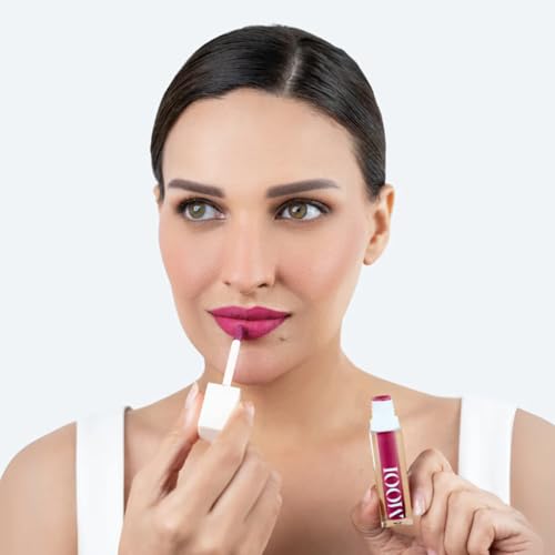 Image of Liquid Matte Lipstick - Mud Wine, Deep Wine Berry | Food-Proof, Transfer-Proof, Lightweight | Lasts Up to 8 Hours | 5 ml