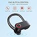Over Ear Earhook True Wireless Earbuds with Charging Case, in-Ear Headphones Waterproof Sport Bluetooth 5.0 Earphones with 2 Mic/Volume Control, 10H Playtime, Noise canceling for Running/Workout/Gym