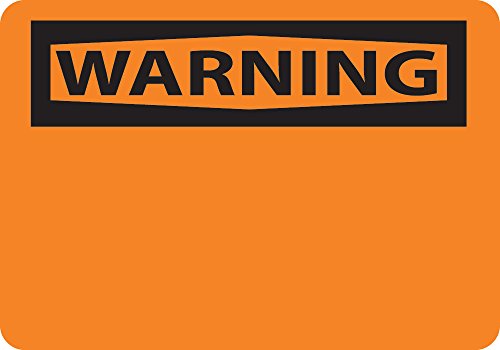 Panneau Warning National Marker pour sécuriser les zones de texte et chantiers