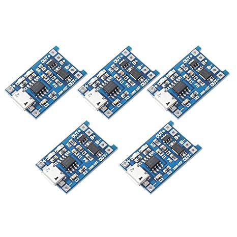 TP4056 USB 5V 1A 18650 Lithium Battery Charging and Protection Module (5pcs) (B0BZLK164S) Amazon Price History, Amazon Price Tracker