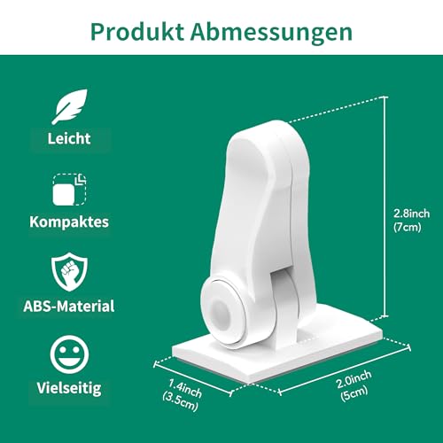Moonybaby 4 Stück Vielseitige Kindersicherung für Türklinken, Türgriff Sicherheitshebel, Kindersicherung Tür, Kein Werkzeug, Einfache Bedienung (Weiße) (Door