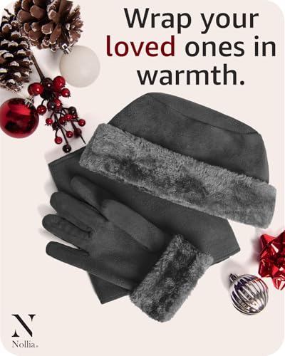 Image of boxed-gifts Women's Warm Fleece Winter - Women's Hat and Glove Set + Hats Gloves Scarves for Women