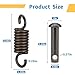 Hammock Chair Ultimate Hanging Kit by JPKTA - 500lbs Capacity Egg Hammock Chair Spring Hook and Pin Plug Hardware Brown for Hanging Basket Chairs Hammock and Porch Swings Replacement Parts