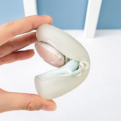 Slippers for Toddler Boys Summer and Autumn Comfortable Infant Toddler Shoes Cute Children Mesh Breathable Floor Socks (Grey, 6-12 Months)3