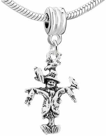 Sexy Sparkles Scarecrow Dangle Spacer Charm Bead For Snake Chain Charm Bracelet image 3