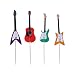 TINKSKY Guitar Cupcake Toppers Musical Instrument Shape Cupcake Decorating Tools for Party Supplies 24pcs
