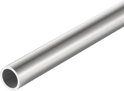 Miniatura 3 de Eowpower 5 piezas de tubo de tubo de metal capilar redondo de acero inoxidable 304 0.315 x 0.236 in, diámetro exterior x longitud 11.8 in