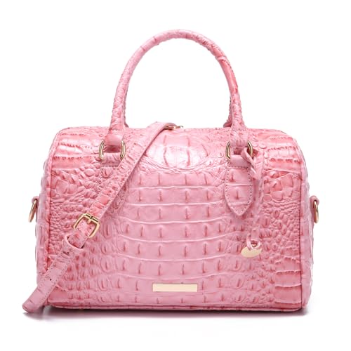 Image of Makcr Joacbv Top-Handle Crocodile Purses For Women Crossbody Leather Bags Trendy Large Capacity Tote with Shoulder Strap